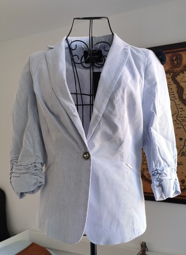 Gestreiftes blazer anzug - gestreiftes,
