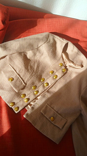 Damen blazer beige mit - beige,