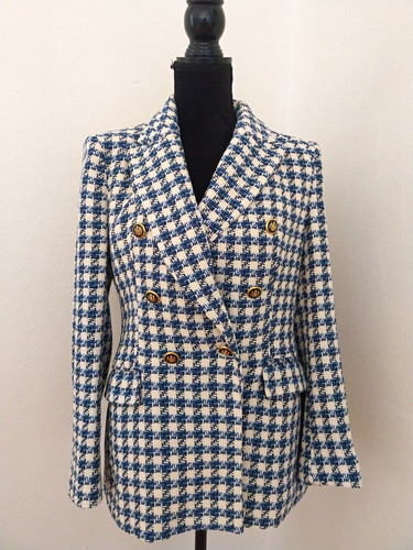 Zara damen blazer hahnentritt - zara,
