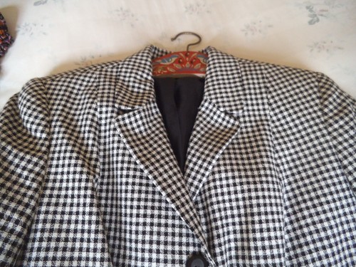 Eleganter karierter blazer - blazer,
