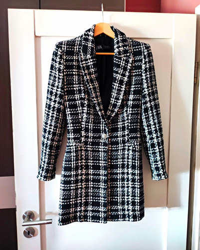 Zara damen tweed blazer - damen,
