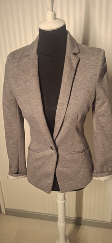 Damen blazer grau - blazer, meliert