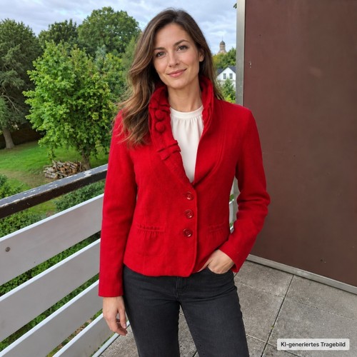 Gerry weber damen strickblazer - gerry,