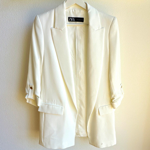 Zara damen blazer weiß xs - weiß,