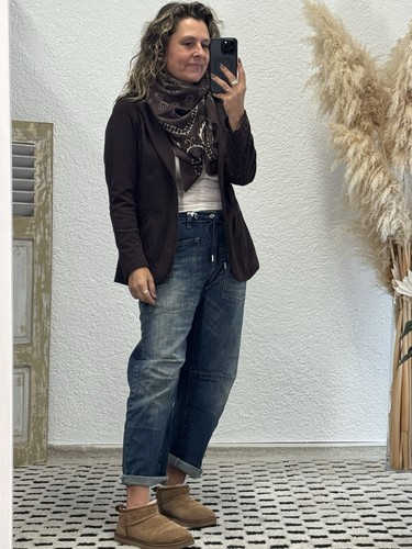 Cord blazer jacke dunkelbraun - blazer,