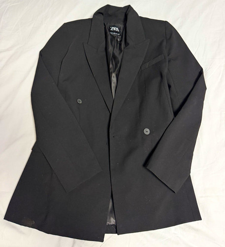 Zara damen blazer lang schwarz - damen,