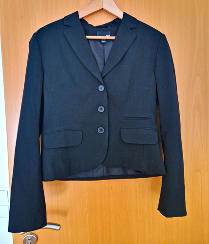 Damen blazer schwarz - h&m, kurz