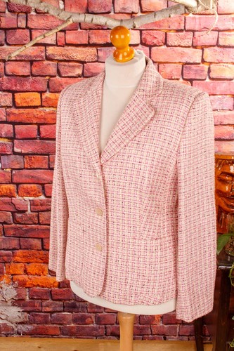 Eleganter blazer rosa tweed - eleganter,