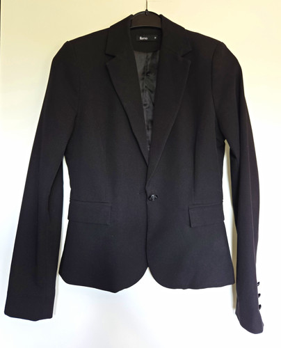 Flame damen blazer schwarz - flame, damen-blazer