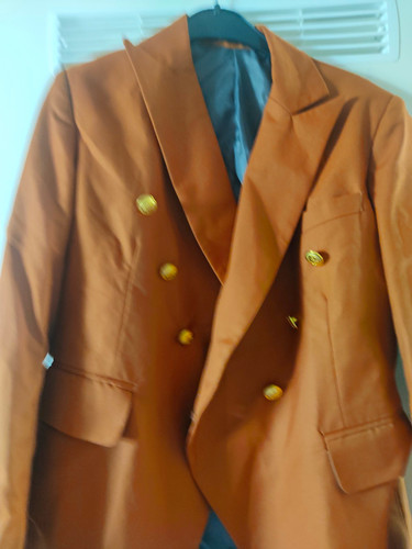 Zweireihiger blazer braun - braun, gr