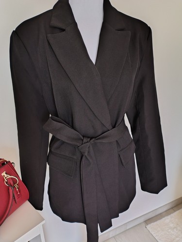 Jacke blazer mit gürtel - jacke,