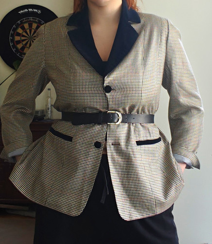 100 schurwolle vintage blazer - vintage,