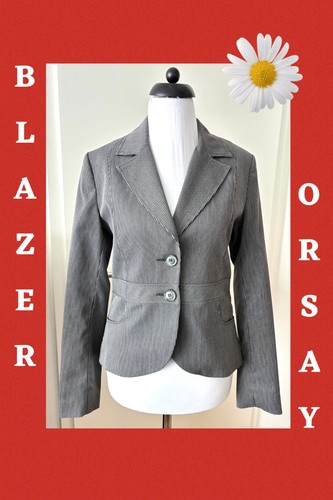 Graue blazer jacke - graue, blazer-jacke