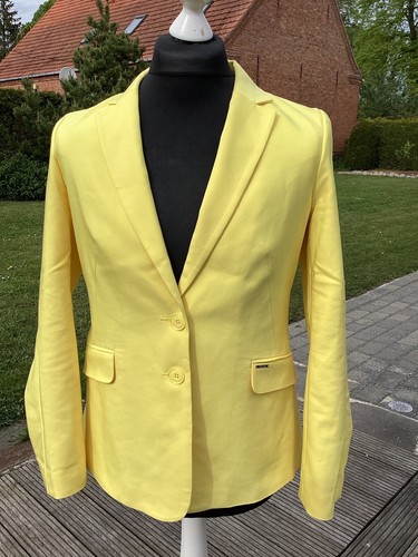 Eleganter blazer gelb - gelb,