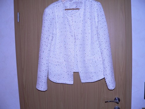 Weißer blazer mit - weißer,