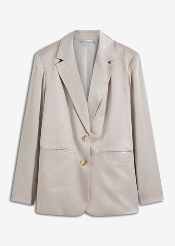 Neu eleganter satin blazer - neu, satin-blazer