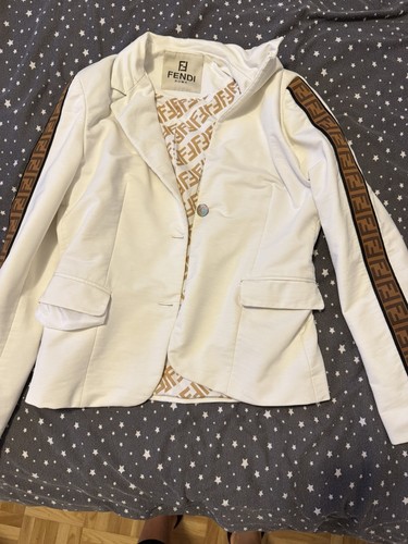 Fendi roma damen blazer ecru - fendi,